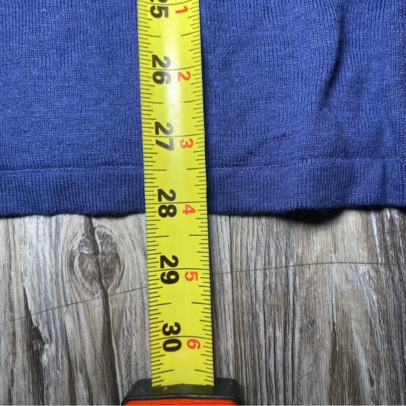 Susan Graver Modern Essential Blue Knit Button Down Top Women’s Size 1X EUC - Picture 4 of 7